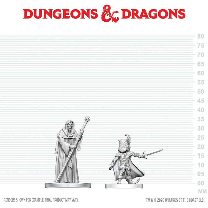 D&D Nolzur's Marvelous Miniatures: Wave 29 - Cultist of Bhaal & Cultist of Myrkul