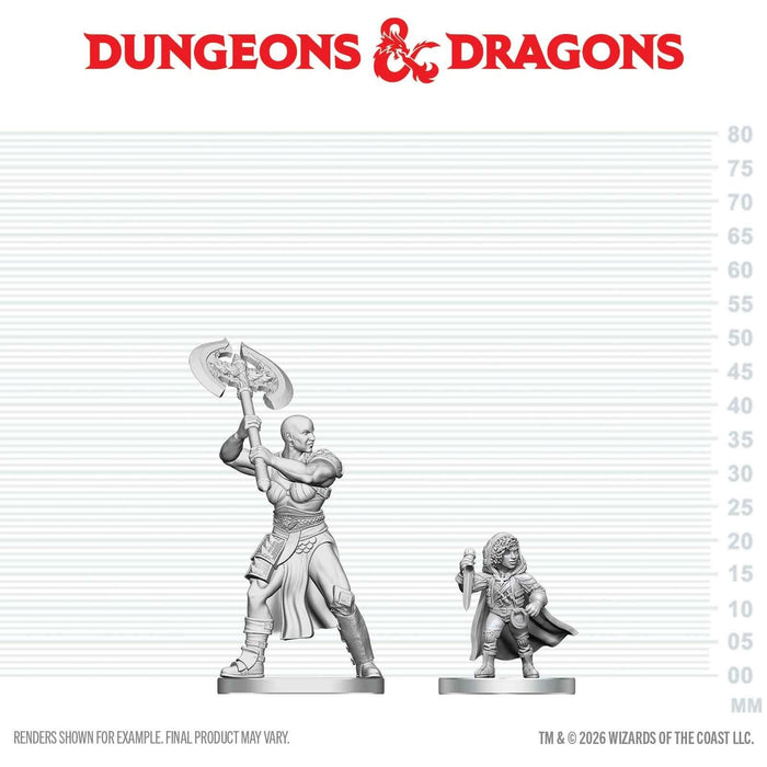 D&D Nolzur's Marvelous Miniatures: Wave 29 - Goliath Barbarian & Halfling Rogue