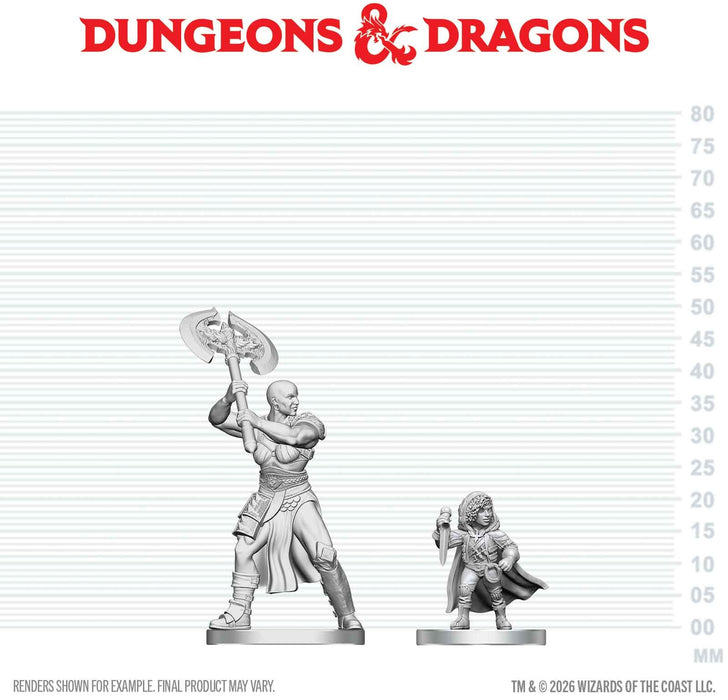 D&D Nolzur's Marvelous Miniatures: Wave 29 - Goliath Barbarian & Halfling Rogue
