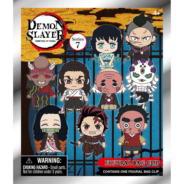 Demon Slayer 3D Foam Bag Clip Blind Pack - Series 7