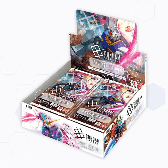 Gundam Card Game: GD-01 Newtype Rising Booster Box (24 Packs Gundam Card Game: GD-01 Newtype Rising Booster Box (24 Packs