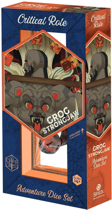 Critical Role: Adventure Dice Set - Grog Strongjaw