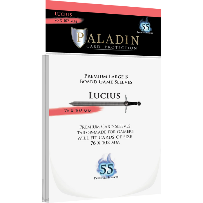 Paladin Sleeves: Lucius 76 x 102mm, 55ct