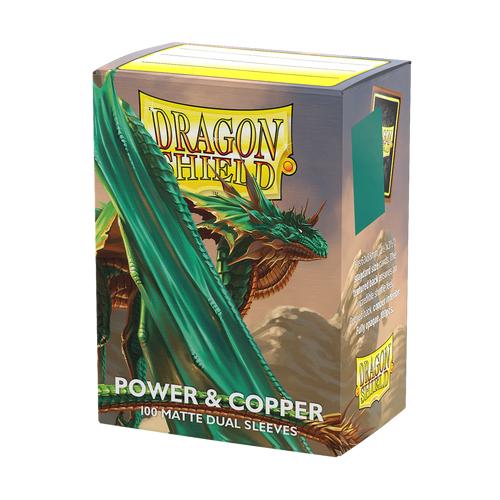 Dragon Shield Card Sleeves: Standard Size Dual Matte, 100ct - Power and Copper