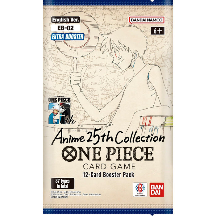 One Piece Card Game: EB-02 Extra Booster - Anime 25th Collection Boost LVLUP GAMES One Piece Card Game: EB-02 Extra Booster - Anime 25th Collection Boost LVLUP GAMES