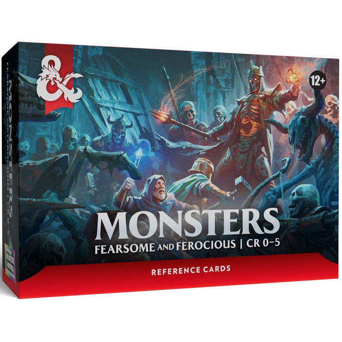 D&D Reference Cards: Monsters - Fearsome and Ferocious (CR 0-5)