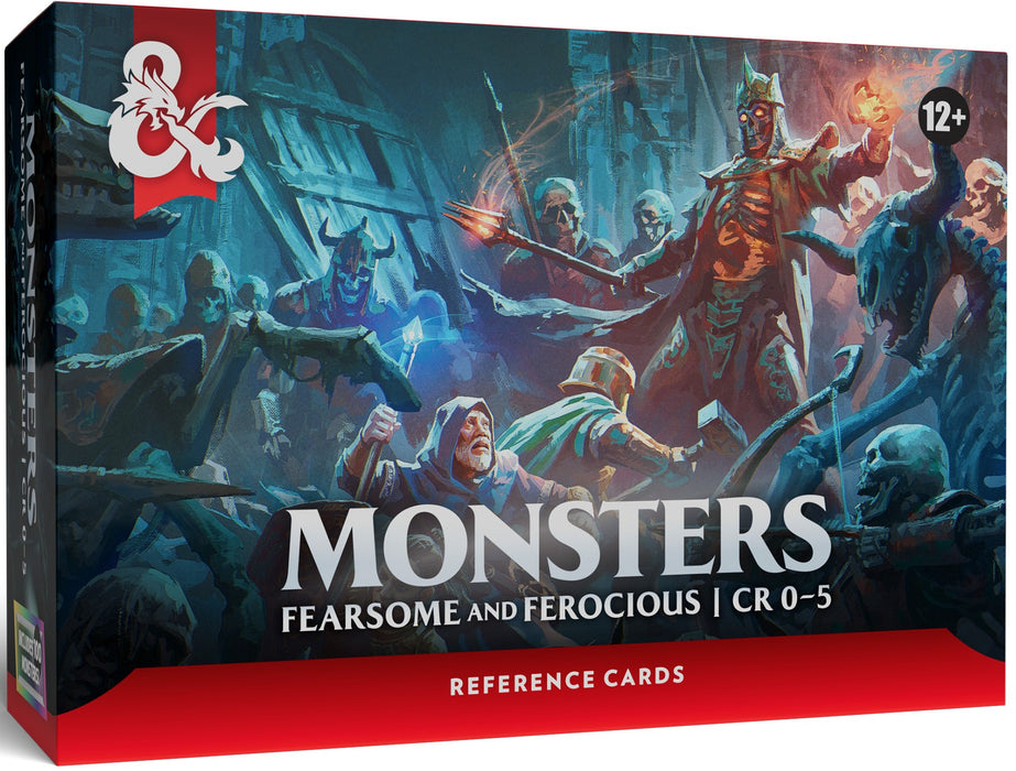 D&D Reference Cards: Monsters - Fearsome and Ferocious (CR 0-5)
