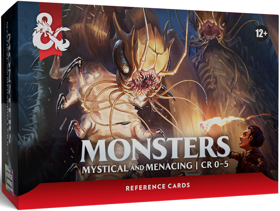 D&D Reference Cards: Monsters - Mystical and Menacing (CR 0-5)