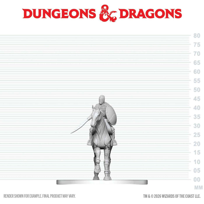 D&D Nolzur's Marvelous Miniatures: Wave 29 - Nimblewright Steed with Ride