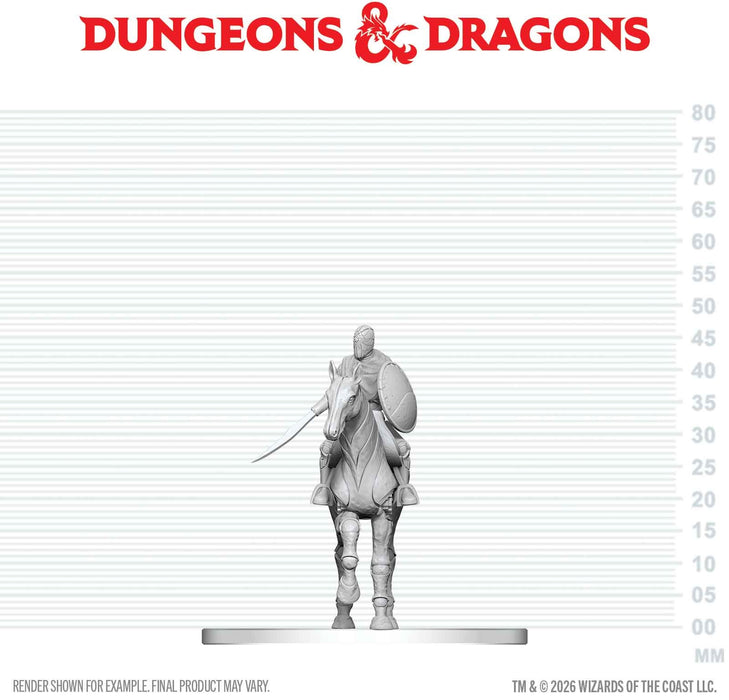 D&D Nolzur's Marvelous Miniatures: Wave 29 - Nimblewright Steed with Ride