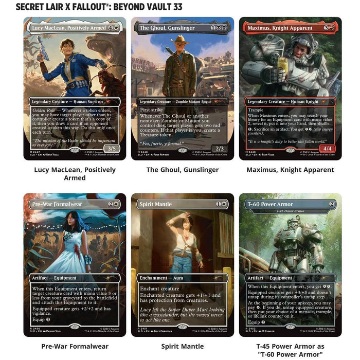 Magic the Gathering: Secret Lair x Fallout - Beyond Vault 33 (Non-Foil)