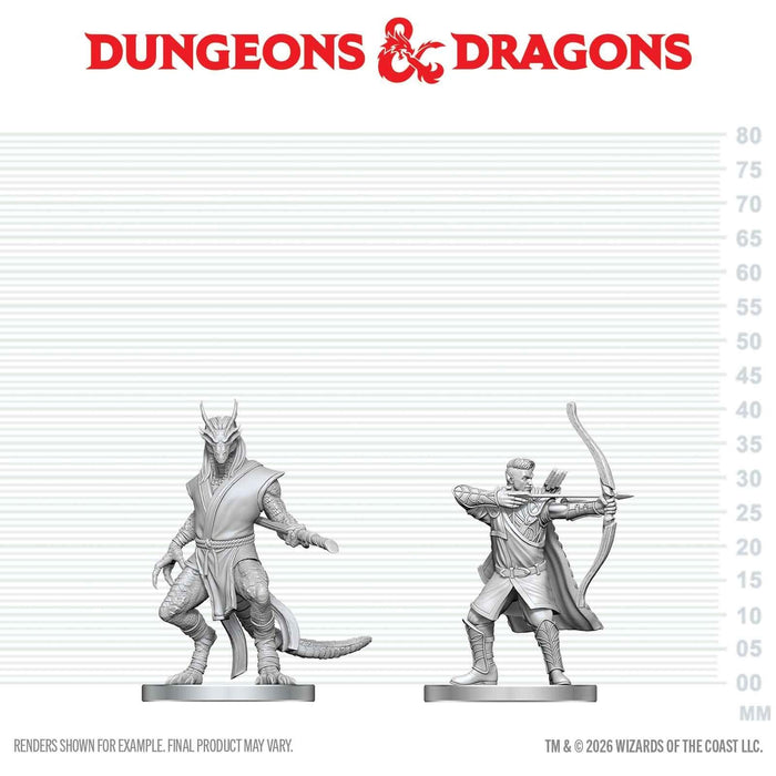 D&D Nolzur's Marvelous Miniatures: Wave 29 - Elf
Ranger & Dragonborn Monk