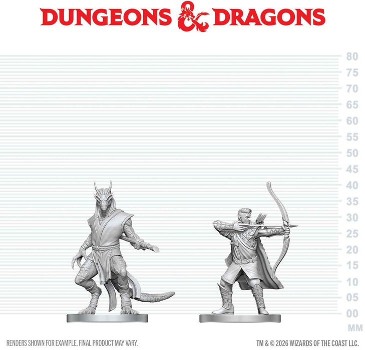 D&D Nolzur's Marvelous Miniatures: Wave 29 - Elf
Ranger & Dragonborn Monk