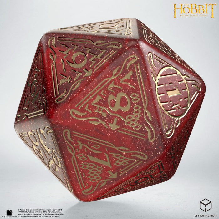 PRE-ORDER | The Hobbit Spindown D20: TCG Jumbo Die - Ember