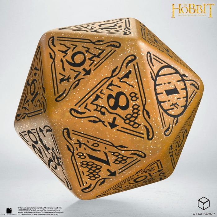 PRE-ORDER | The Hobbit Spindown D20: TCG Jumbo Die - Solaris
