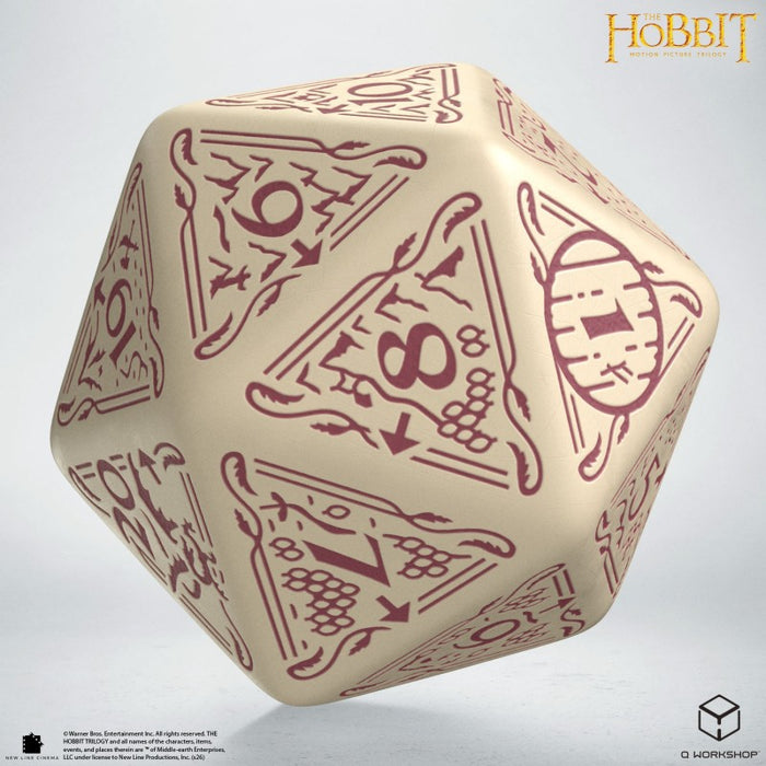 PRE-ORDER | The Hobbit Spindown D20: TCG Jumbo Die - Terra