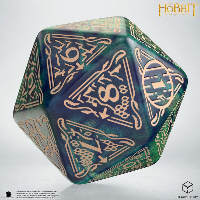 PRE-ORDER | The Hobbit Spindown D20: TCG Jumbo Die - Tideborn