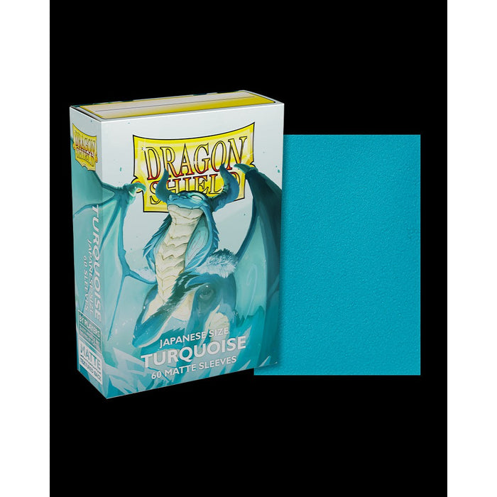 Dragon Shield: Card Sleeves - Japanese Size, Turquoise Matte 60ct