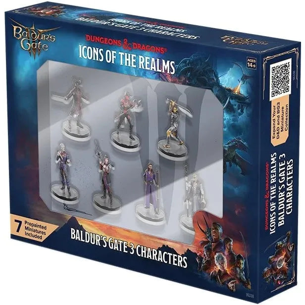 D&D Icons of the Realms: Baldur's Gate 3 - Character Miniatures Boxed Set