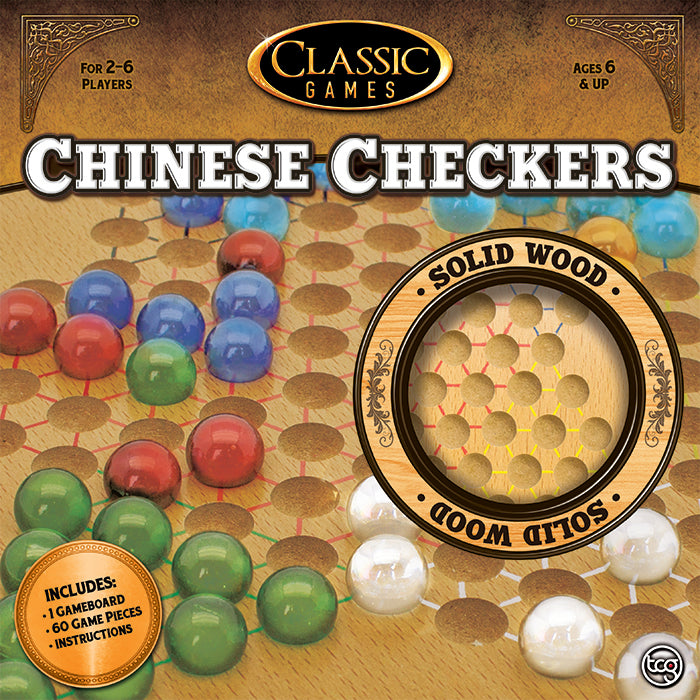 Classic Games - Wood Chinese Checkers