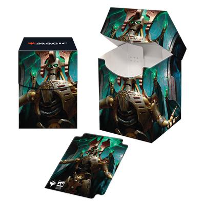 Warhammer 40K Commander Szarekh, the Silent King 100+ Deck Box for Magic: The Gathering