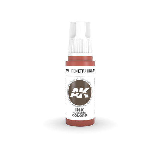 AK Interactive: 3G Acrylic - Penetrating Red INK 17ml