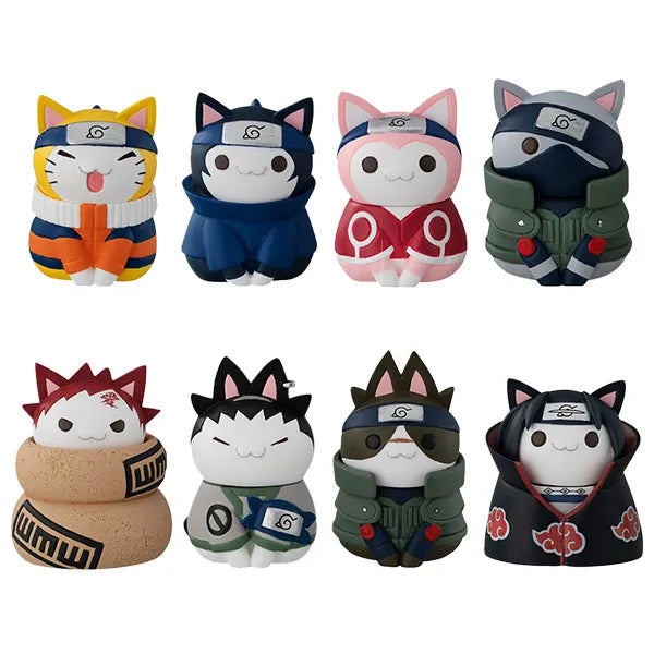 Mega Cat Project Nyaruto! Cats of Konoha Set of 8