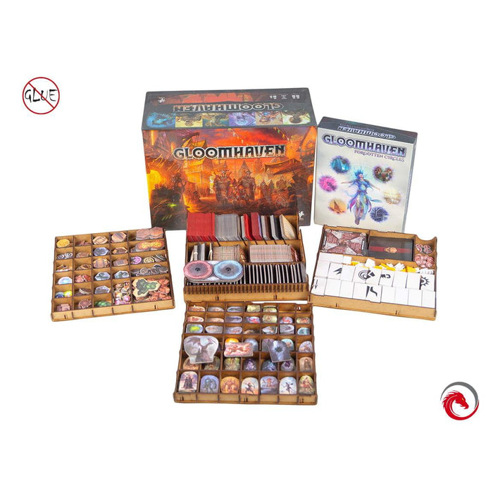 E-Raptor Insert: Gloomhaven (Compatible with Forgotten Circles Expansion)