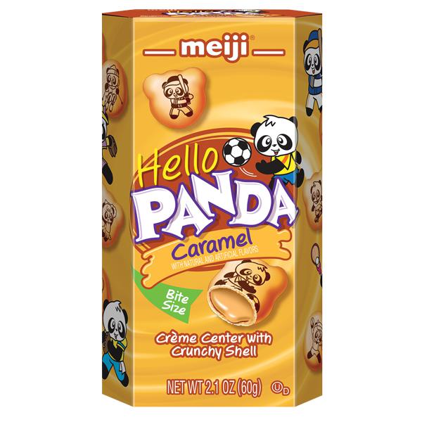 Meiji Hello Panda Caramel Cookies
