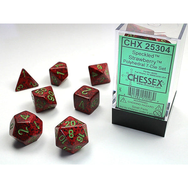 Chessex 7-Piece Dice Sets: Speckled
