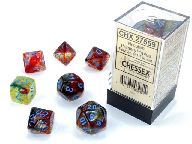 Chessex 7-Piece Sets: Nebula Dice