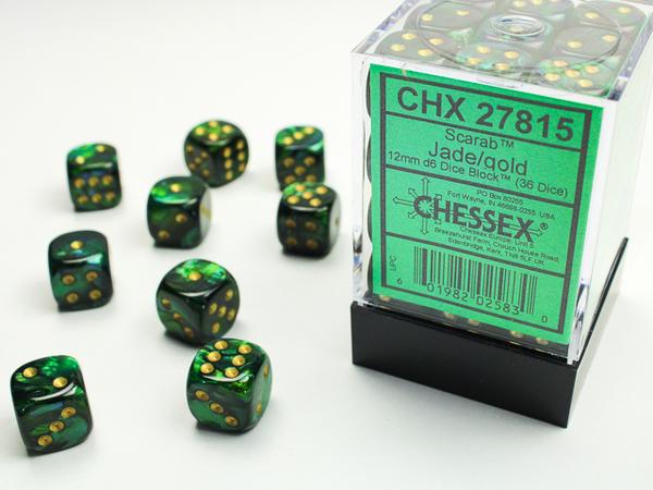 Chessex 36D6: Scarab Dice