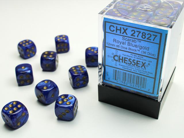 Chessex 36D6: Scarab Dice