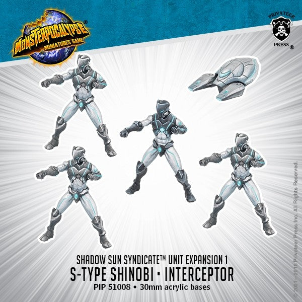 Monsterpocalypse: Shadow Sun Syndicate - S-Type Shinobi/Interceptor-LVLUP GAMES
