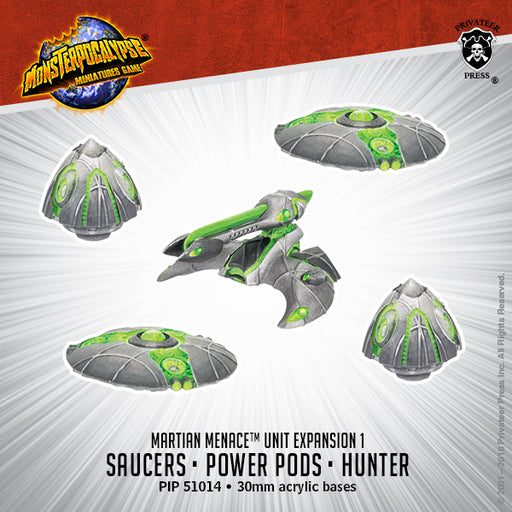 Monsterpocalypse: Saucers, Power Pods And Hunter