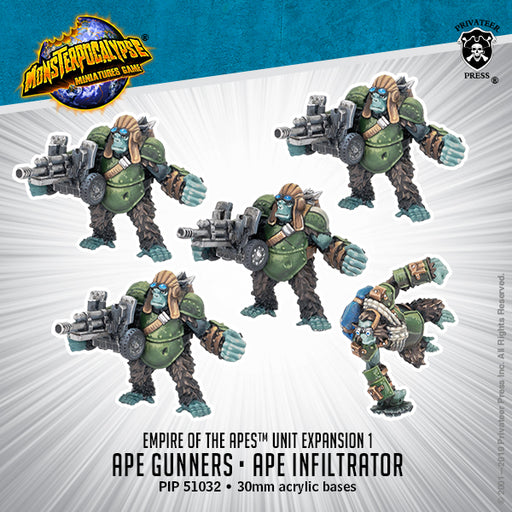 Monsterpocalypse: Ape Gunners + Ape Infiltrator