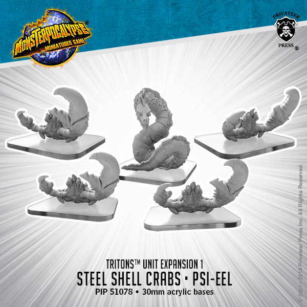 Monsterpocalypse: Steel Shell Crabs/Psi-Eel Triton