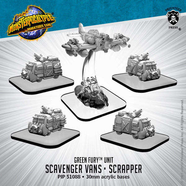 Monsterpocalypse: Scavenger Vans/Scrapper Green Fury