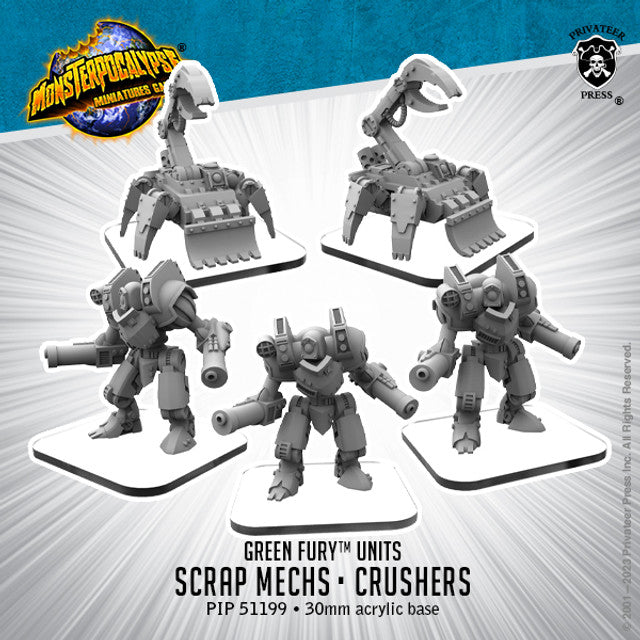 Monsterpocalypse: Green Fury - Scrap Mechs / Crushers
