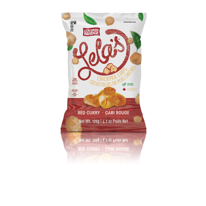 Covered Bridge: Lela's Chickpea Chips - Red Curry