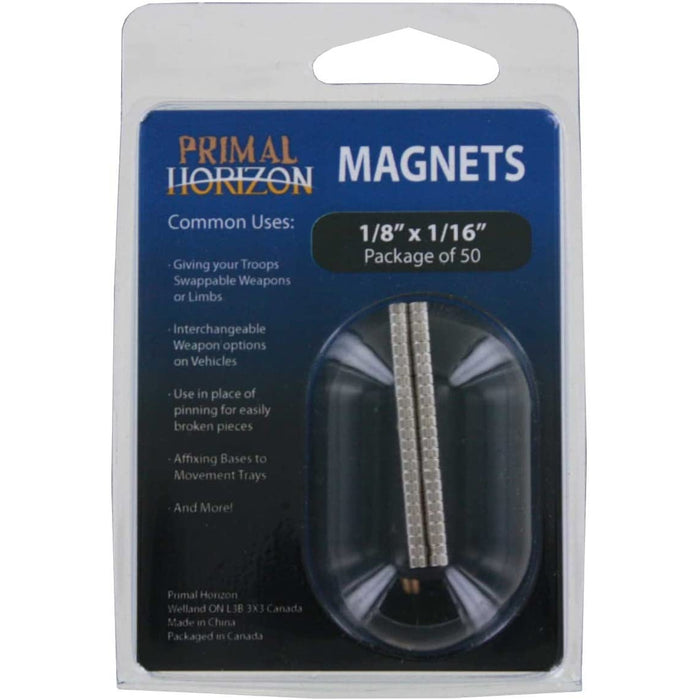 Primal Horizon: Magnets 1/8 x 1/16 50Pk