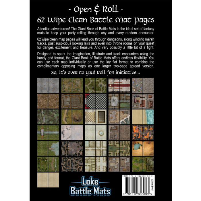 Giant Book of Battle Mats-LVLUP GAMES