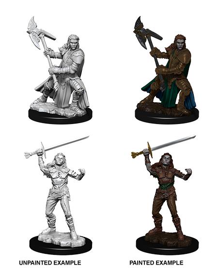 D&D Nolzur's Marvelous Miniatures: Half-Orc Fighter (She/Her/They/Them)