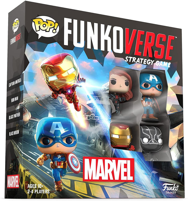 Funkoverse Strategy Game: Marvel - 4-Pack