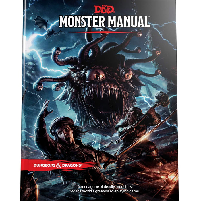 D&D (5th Edition) Monster Manual Hardcover RPG Book-LVLUP GAMES