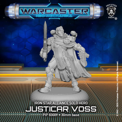 Warcaster: Iron Star Alliance - Hero Solo Justicar Voss