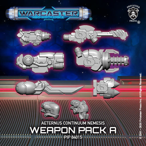 Warcaster: Aeternus Continuum Nemesis Weapon Pack A