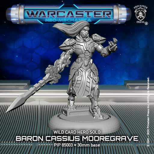 Warcaster: Wild Card Solo Hero - Baron Cassius Mooregrave