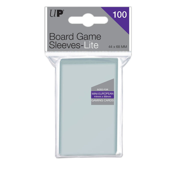 Ultra Pro Lite: Mini European 44mm x 68mm Sleeves, 100ct Clear-LVLUP GAMES