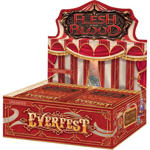 Flesh and Blood: Everfest Unlimited - Booster Box (24 Packs) LVLUP GAMES Flesh and Blood: Everfest Unlimited - Booster Box (24 Packs) LVLUP GAMES
